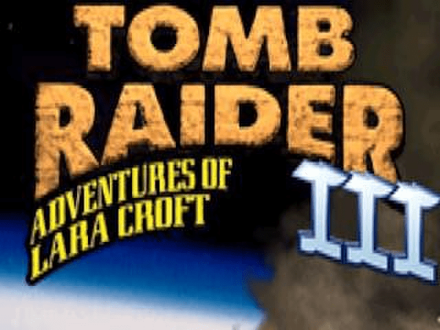 Tomb Raider III title screen for Playstation